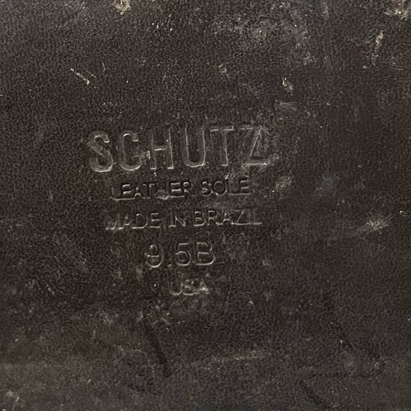 Schutz Black Studded Chelsea Boots, Size 9.5 - Picture 9 of 9